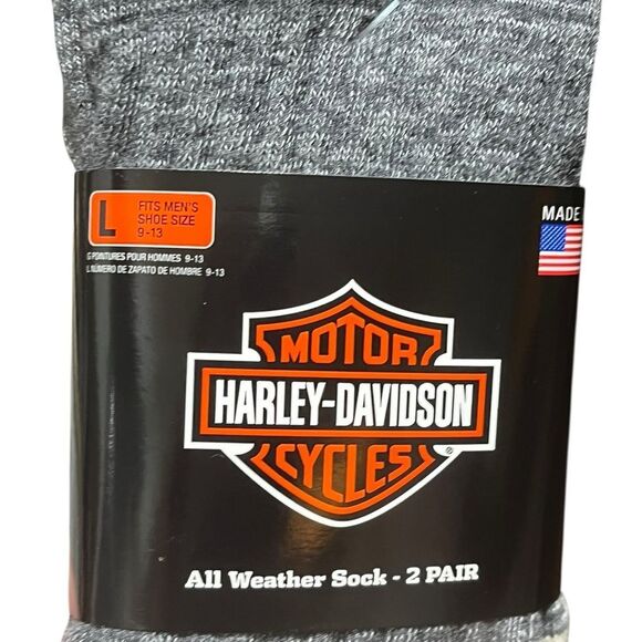 Harley-Davidson Wolverine Assorted All Weather Socks, 2 Pairs, Size L, NWT - Picture 6 of 8